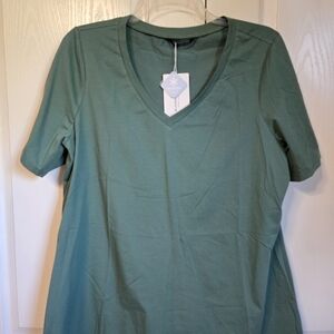 Bloomchic Teal V-Neck Women's Top 14/16 X1